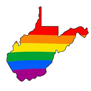 Artwork thumbnail, West Virginia Rainbow Pride by Gayesthetic