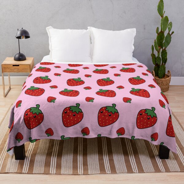 Item preview, Pink Strawberry Pattern designed and sold by Koi-Art.