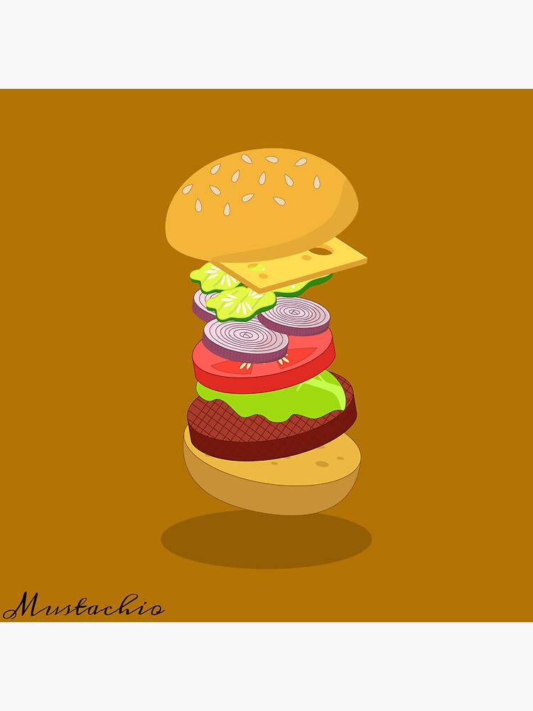 BURGER LAYERS, Fine Art Print