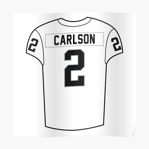 'Daniel Carlson Away Jersey' Poster for Sale by designsheaven