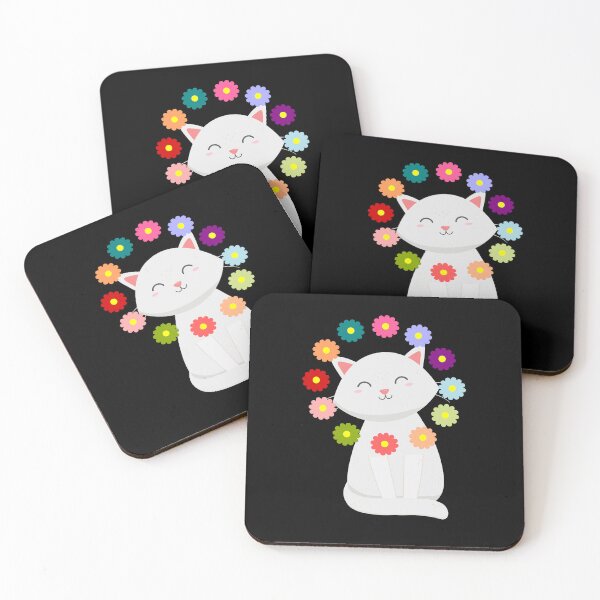 Item preview, Dulce gatita con flores. simpatica gatita. designed and sold by EMIPRINCESS.