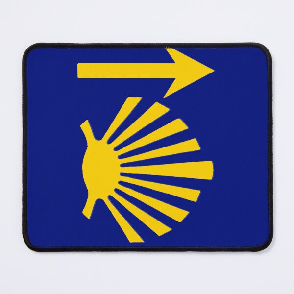 Item preview, Camino de Santiago Symbol Large Yellow Scallop Shell and Arrow designed and sold by Brasilia.