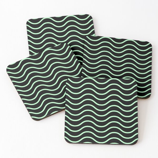 Item preview, Green Pastel Wavy Pattern  designed and sold by Foofighter01.