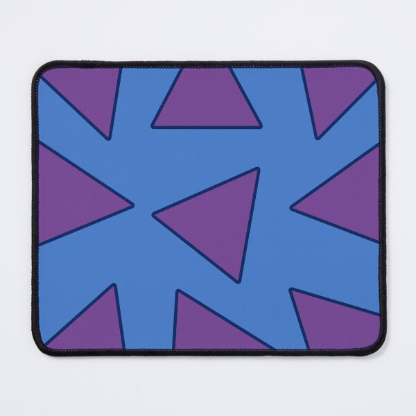Item preview, Purple Triangles on a Blue Background Pattern designed and sold by Nicolette Olivier.