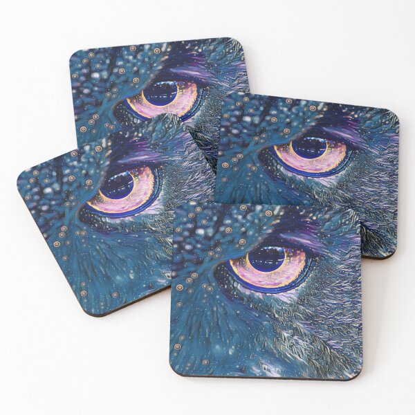 Item preview, Owl Eye - Galaxy designed and sold by wildlifezen.