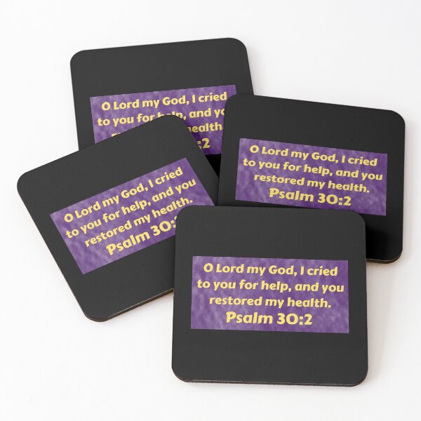 Aperçu de l'œuvre Bible Verse Psalm 30:2 créée et vendue par Prayingwarrior.