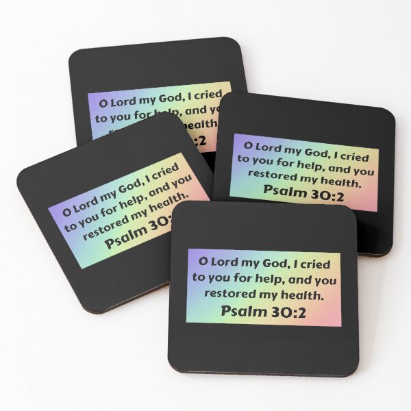 Aperçu de l'œuvre Bible Verse Psalm 30:2 créée et vendue par Prayingwarrior.