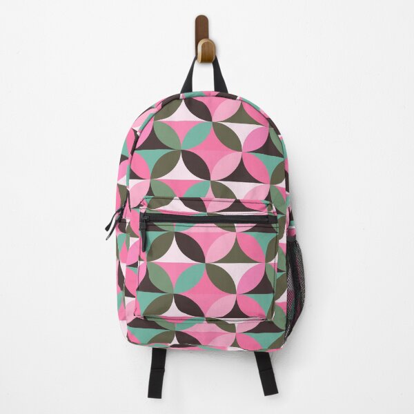 Item preview, Retro Geometric Pattern In Pink, Green And Black designed and sold by DEC02.