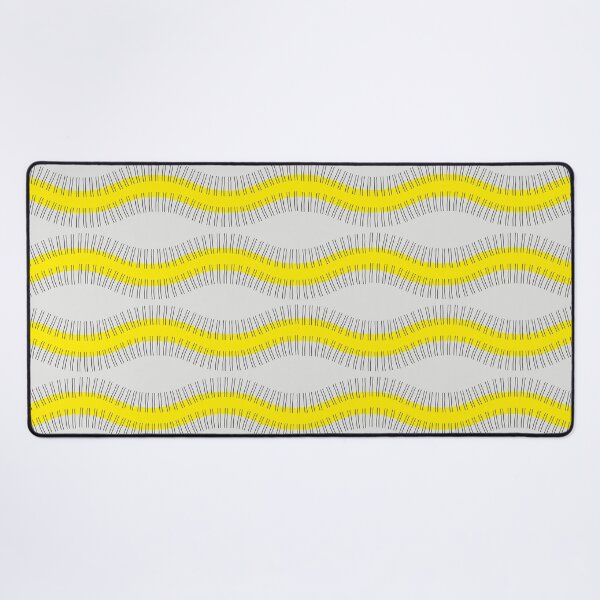 Item preview, Yellow and black wave lines designed and sold by marufemia.