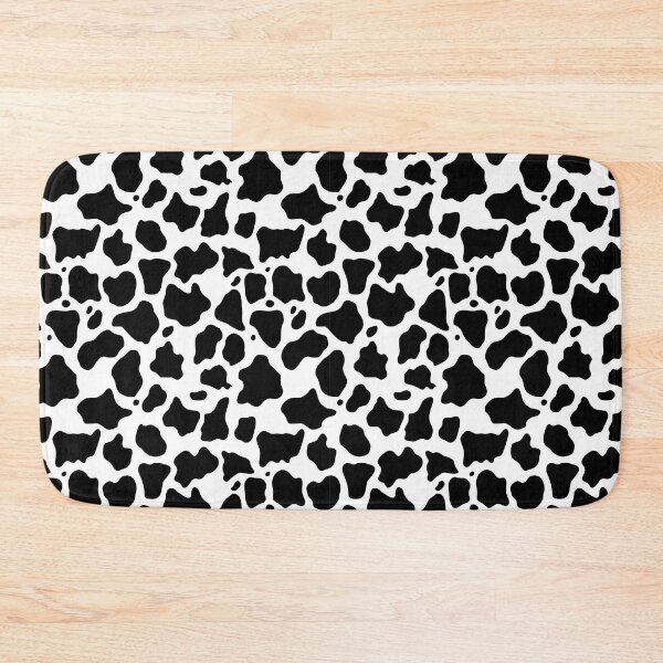 Item preview, Black and White Cow Print Pattern designed and sold by Koi-Art.