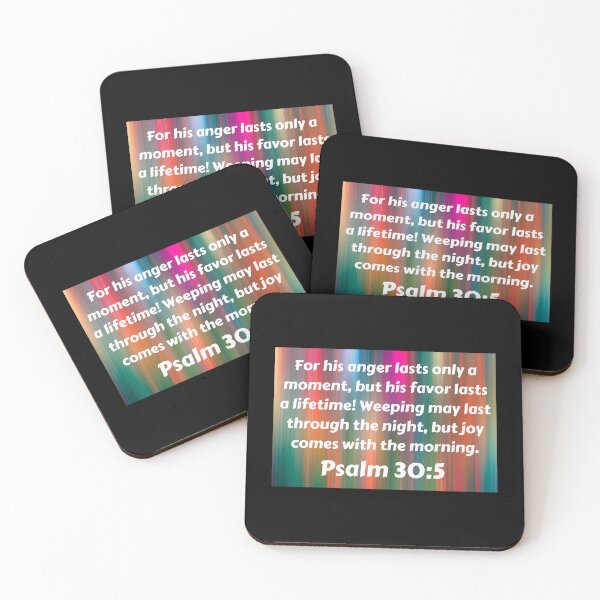 Aperçu de l'œuvre Bible Verse Psalm 30:5 créée et vendue par Prayingwarrior.