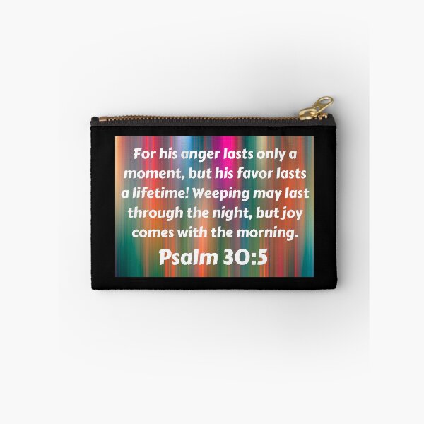 Aperçu de l'œuvre Bible Verse Psalm 30:5 créée et vendue par Prayingwarrior.