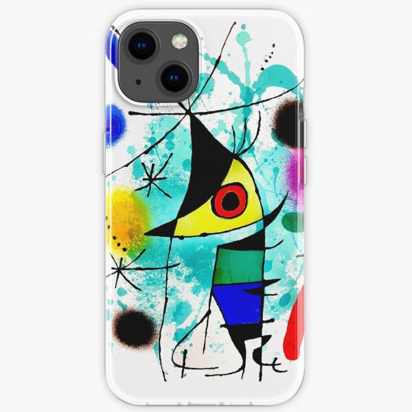 Joan Miró - «Le poisson chanteur» | Surréalisme abstrait Coque souple iPhone