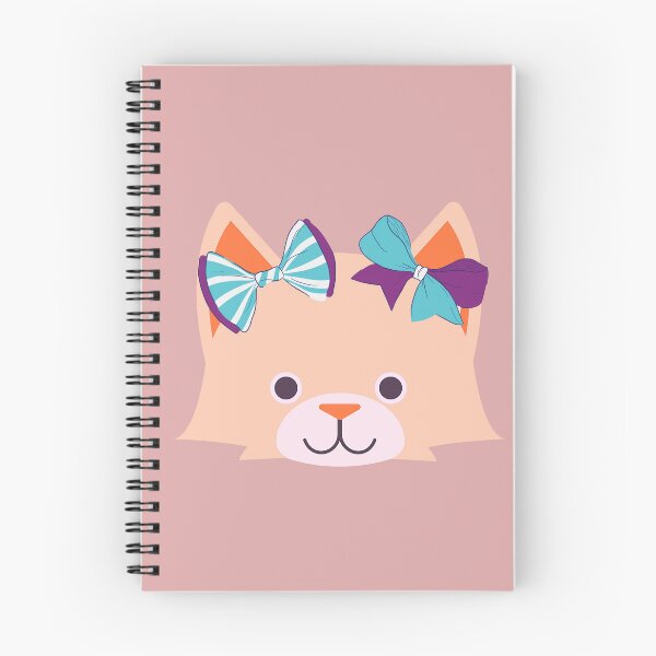 Item preview, Cute cat with blue and purple bows. Kitten with a bow. designed and sold by EMIPRINCESS.