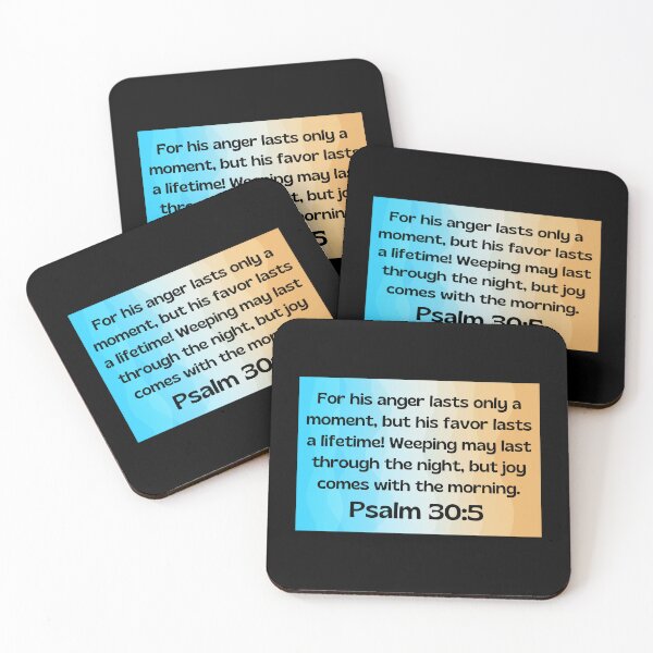 Aperçu de l'œuvre Bible Verse Psalm 30:5 créée et vendue par Prayingwarrior.