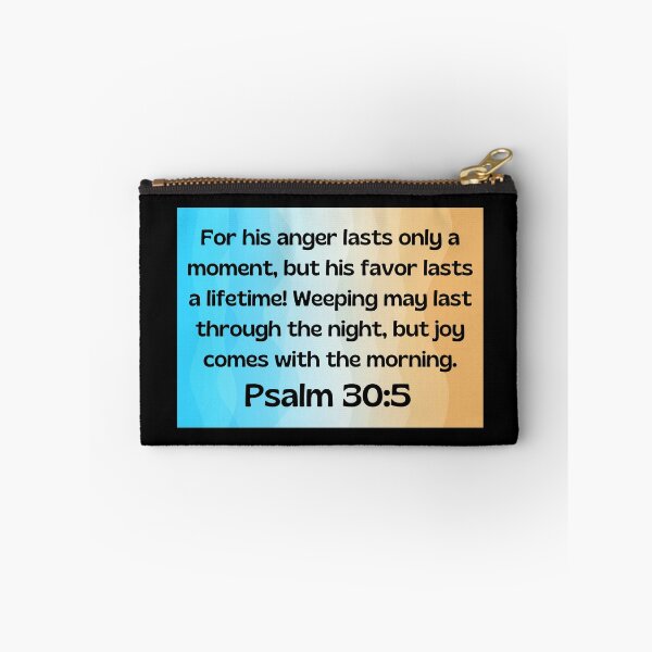 Aperçu de l'œuvre Bible Verse Psalm 30:5 créée et vendue par Prayingwarrior.