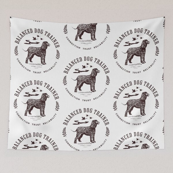 Item preview, Balanced Dog Trainer | Dog Obedience, Dog Sport, Traditional Training, Vintage Irish Water Spaniel Design designed and sold by arlutai.