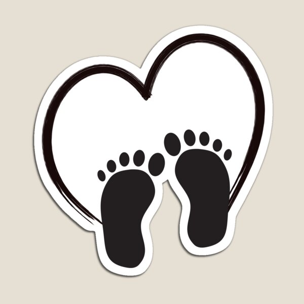 Item preview, Baby Footprint heart designed and sold by Ashlison.
