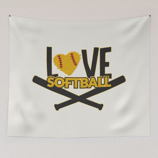 Item preview, I Love Softball  designed and sold by franktact.