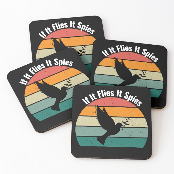 Item preview, If It Flies It Spies designed and sold by Chanchane Store.
