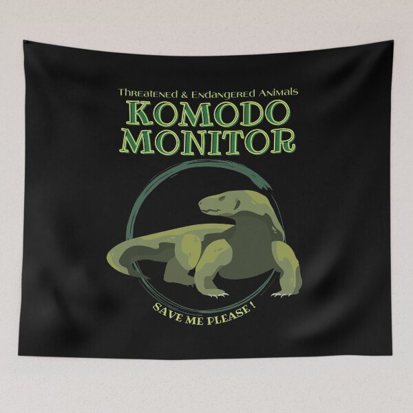 Item preview, Endangered  Animals Komodo Monitor  designed and sold by yassooarts.