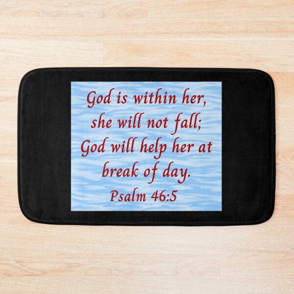 Item preview, Bible Verse Psalm 46:5 designed and sold by Prayingwarrior.