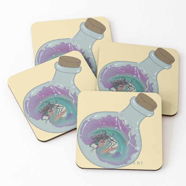 Item preview, Merman In A Bottle designed and sold by enaykin.