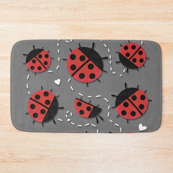 Item preview, Large ladybugs with dots & hearts! designed and sold by MunsyArt.
