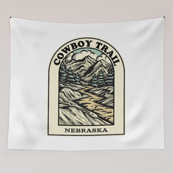 Item preview, Cowboy Trail Nebraska hiking backpacking trail designed and sold by HalpinDesign.