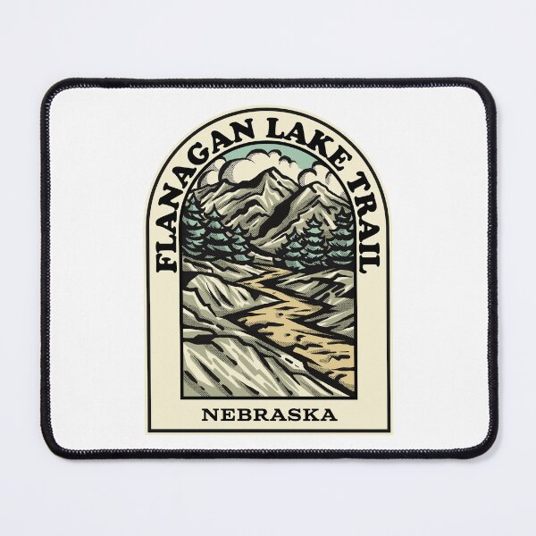 Item preview, Flanagan Lake Trail Nebraska hiking backpacking trail designed and sold by HalpinDesign.