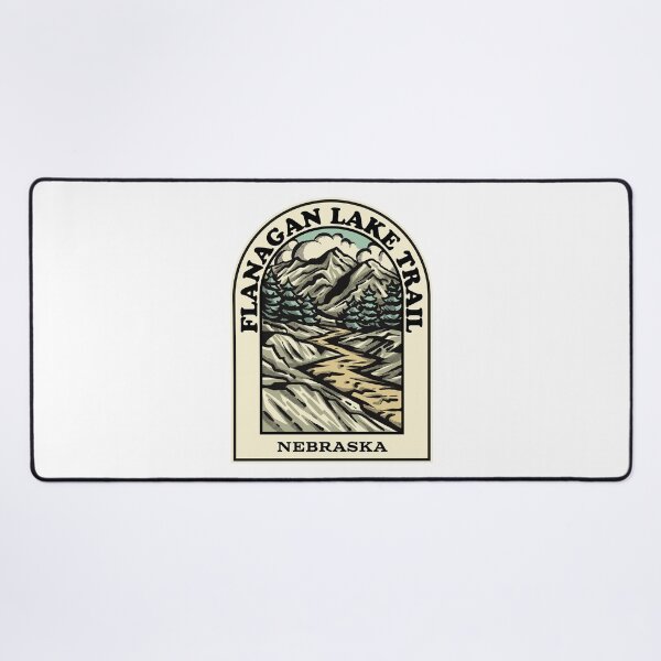 Item preview, Flanagan Lake Trail Nebraska hiking backpacking trail designed and sold by HalpinDesign.