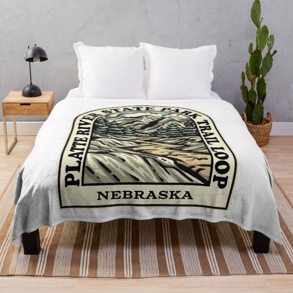 Artikelvorschau, Platte River State Park Trail Loop Nebraska hiking backpacking trail entworfen und verkauft von HalpinDesign.