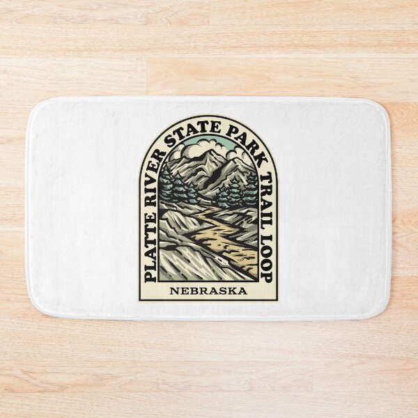 Artikelvorschau, Platte River State Park Trail Loop Nebraska hiking backpacking trail entworfen und verkauft von HalpinDesign.
