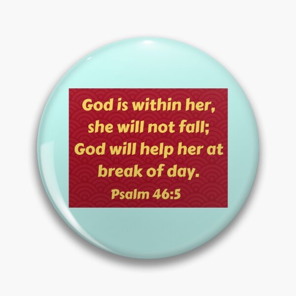 Item preview, Bible Verse Psalm 46:5 designed and sold by Prayingwarrior.