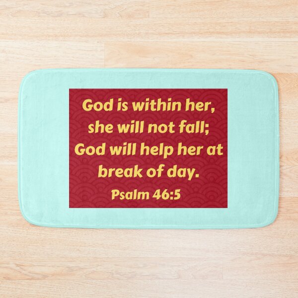 Item preview, Bible Verse Psalm 46:5 designed and sold by Prayingwarrior.
