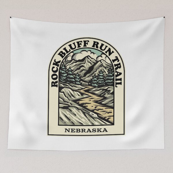 Item preview, Rock Bluff Run Trail Nebraska hiking backpacking trail designed and sold by HalpinDesign.
