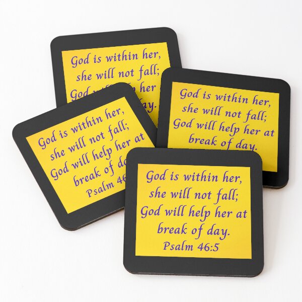 Aperçu de l'œuvre Bible Verse Psalm 46:5 créée et vendue par Prayingwarrior.
