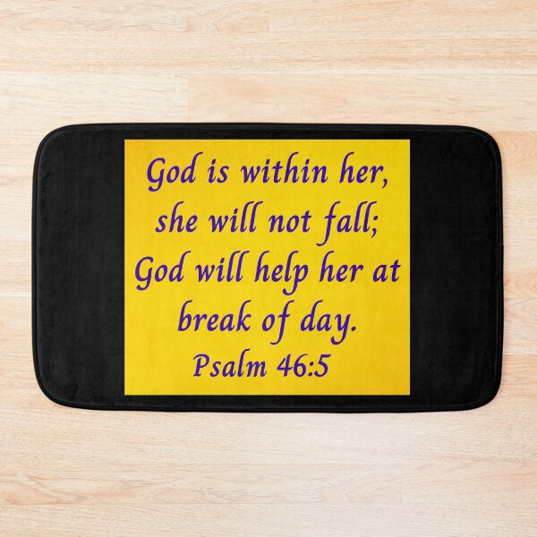 Item preview, Bible Verse Psalm 46:5 designed and sold by Prayingwarrior.