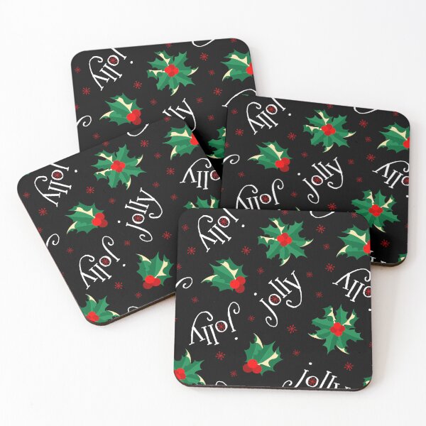Item preview, Retro Christmas Holly Jolly - Starburst - Holly Berries designed and sold by WickedRefined - Nicole Demereckis.