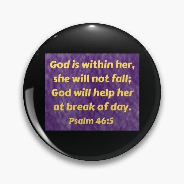 Item preview, Bible Verse Psalm 46:5 designed and sold by Prayingwarrior.