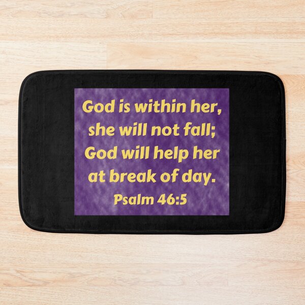 Item preview, Bible Verse Psalm 46:5 designed and sold by Prayingwarrior.