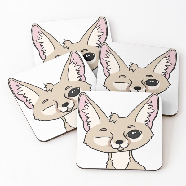 Item preview, Cute Fennec Fox Wink designed and sold by Cauliflander.