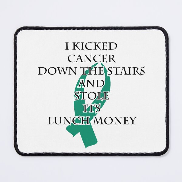 Item preview, Cancer Bully (Teal Ribbon) designed and sold by blakcirclegirl.