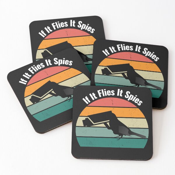 Item preview, If It Flies It Spies designed and sold by Chanchane Store.