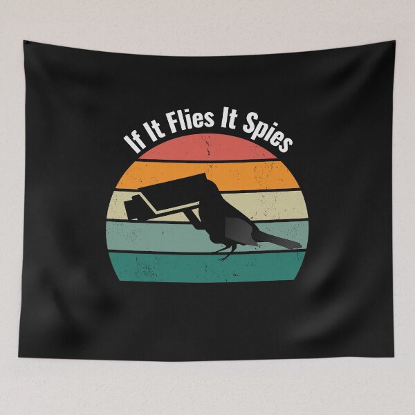 Item preview, If It Flies It Spies designed and sold by Chanchane Store.