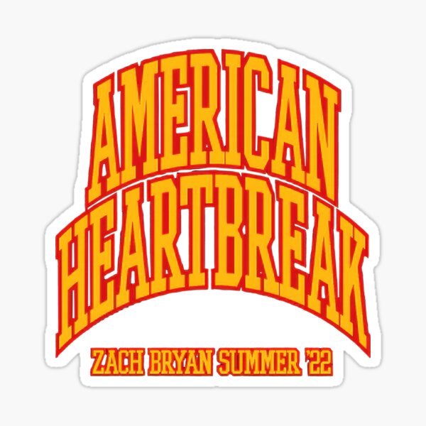american heartbreak Sticker