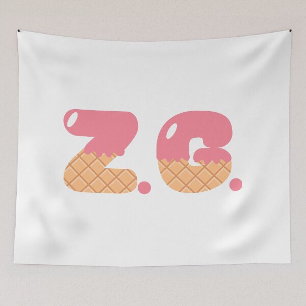 Item preview, ZG letter  in ice cream  designed and sold by KoopTroop ⭐⭐⭐⭐⭐.