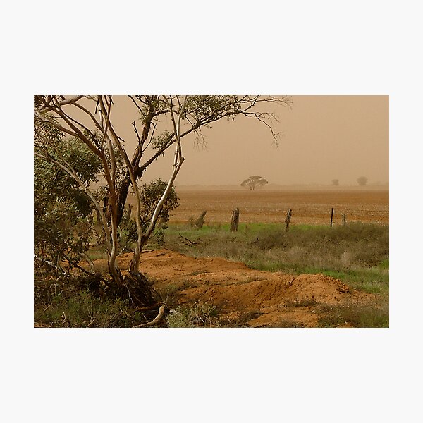 Mallee Dust - Red Cliffs, Vic Photographic Print