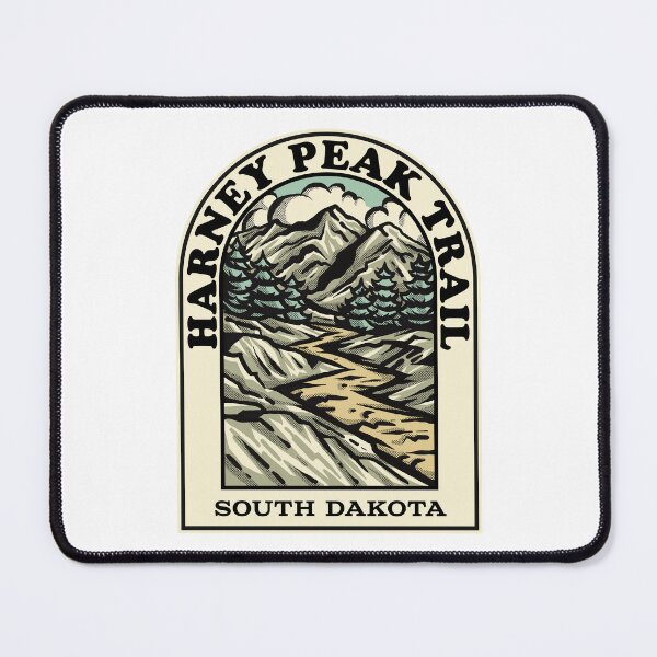 Item preview, Harney Peak Trail South Dakota hiking backpacking trail designed and sold by HalpinDesign.
