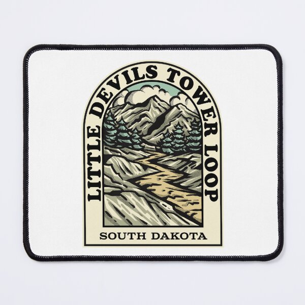 Item preview, Little Devils Tower Loop South Dakota hiking backpacking trail designed and sold by HalpinDesign.